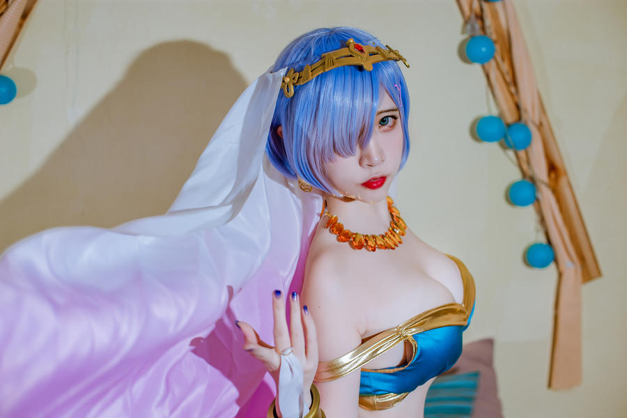 [cosplay欣赏]二佐Nisa蕾姆舞娘免费资源在线看图插图3