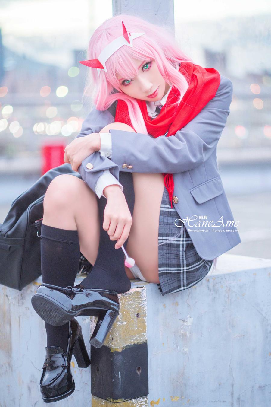 雨波_HaneAme-Zero Two cosplay合集(共7套)插图4