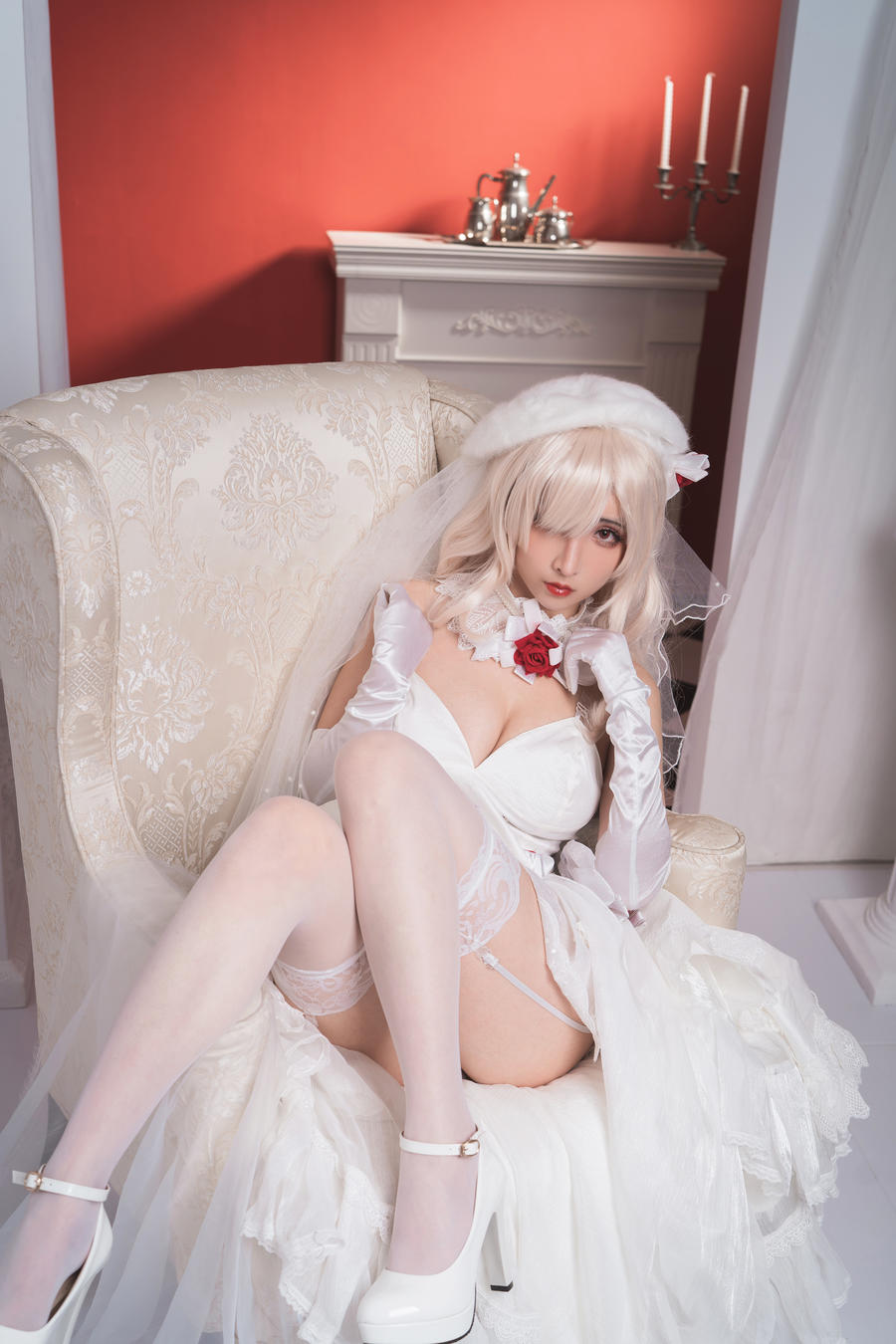 Rioko凉凉子G36C花嫁cos图包[少女前线cosplay]插图4