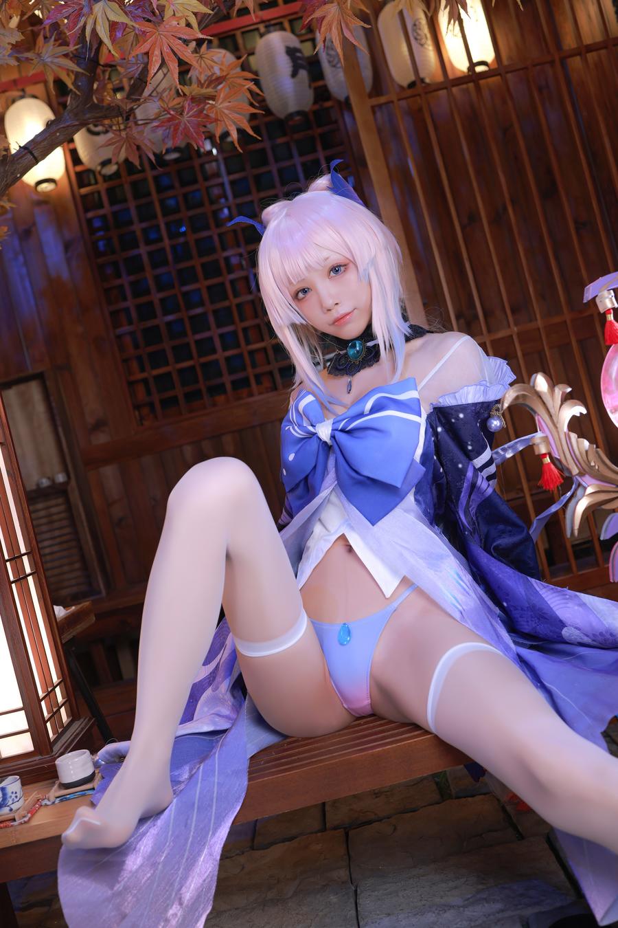 水淼Aqua珊瑚宫心海cosplay图集[原神cos正片]插图3