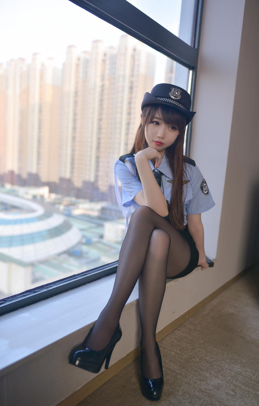 雪琪SAMA女警写真套图[雪琪SAMA写真图集]插图3